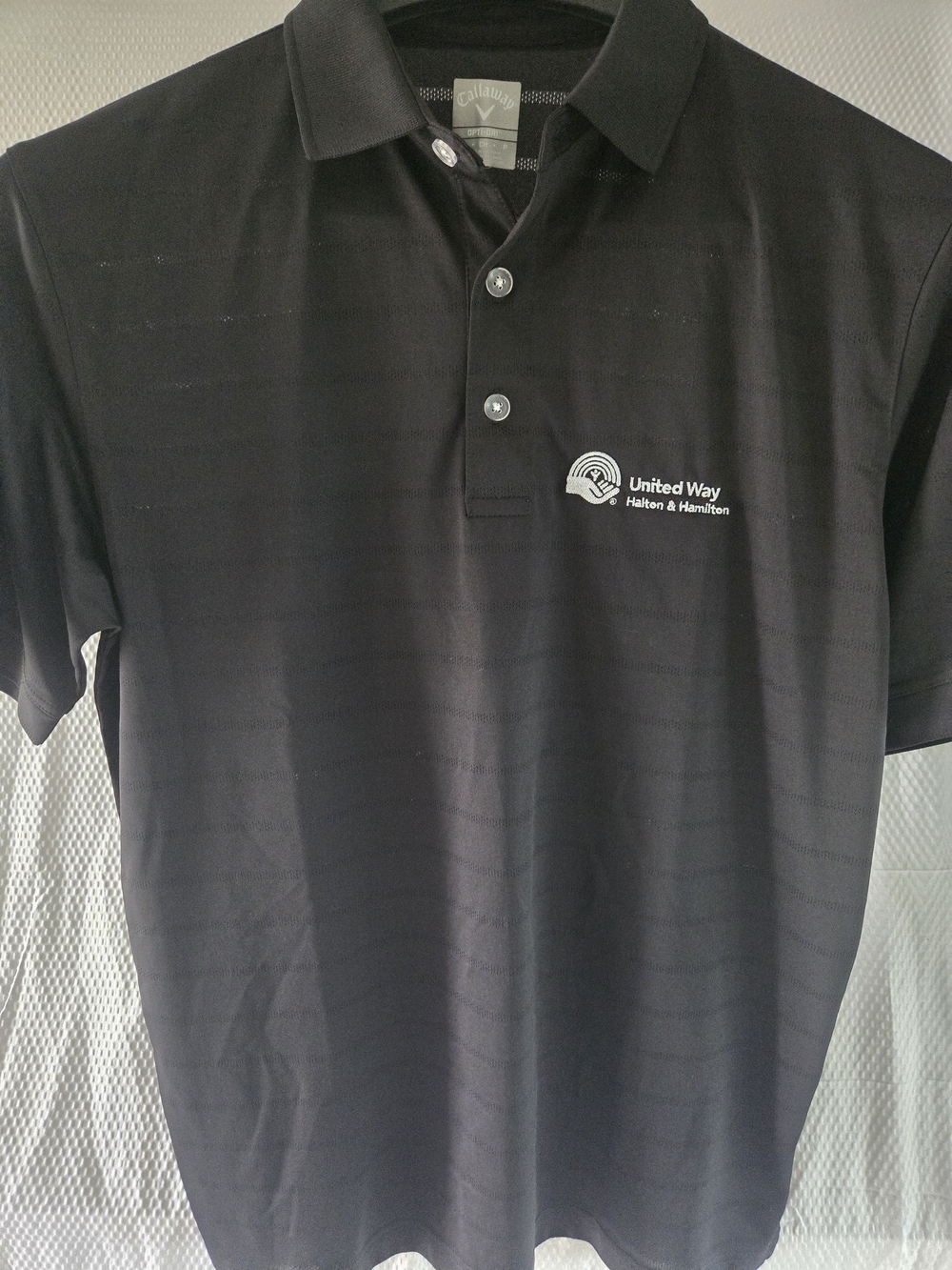 Callaway Black Polo with United Way Embroidered Logo